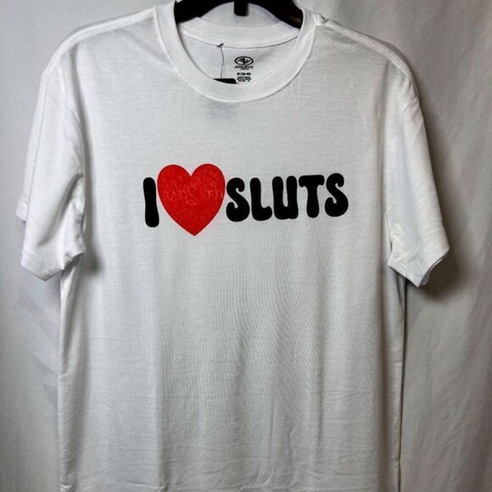 World Famous Badseed I Love Sluts graphic tshirt!